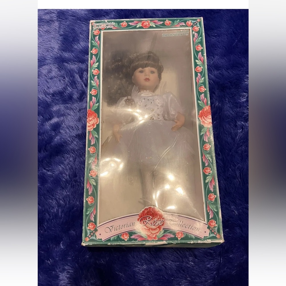 victorian rose collection ballerina doll vintage